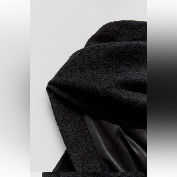 ZARA BLACK BUTTONED ZW WOOL TOP LIMITED EDITION SZ XS/S - Picture 11 of 13